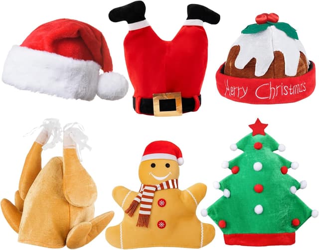 Imagen de Novelty Christmas Hats Pack 6-piece en OfertitasTOP