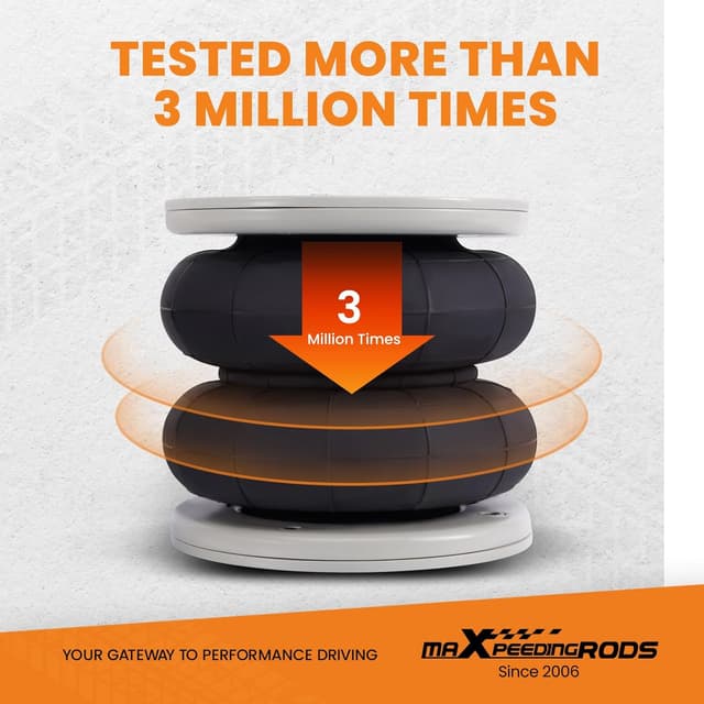 Detalle de maXpeedingrods: 2 sospensioni pneumatiche posteriori + kit compressore 12 V per Fiat Ducato (1994-2024), fino a 4.000 kg