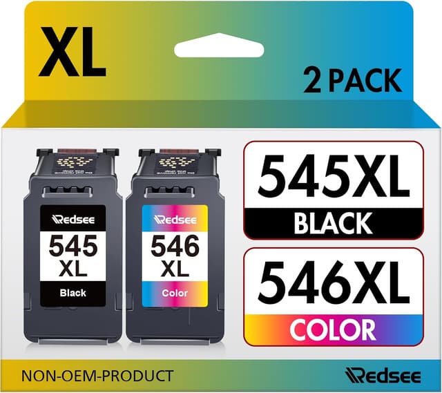 Detalle de Redsee 545 XL Cartuchos Tinta Canon