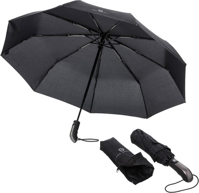 Thumbnail 6 de VON HEESEN sturmfester Taschenschirm bis 140 km/h inkl. Schirm-Tasche & Reise-Etui
