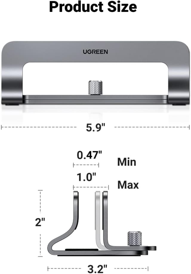 Thumbnail 6 de UGREEN Vertical Laptop Stand 1 aluminium laptop holder