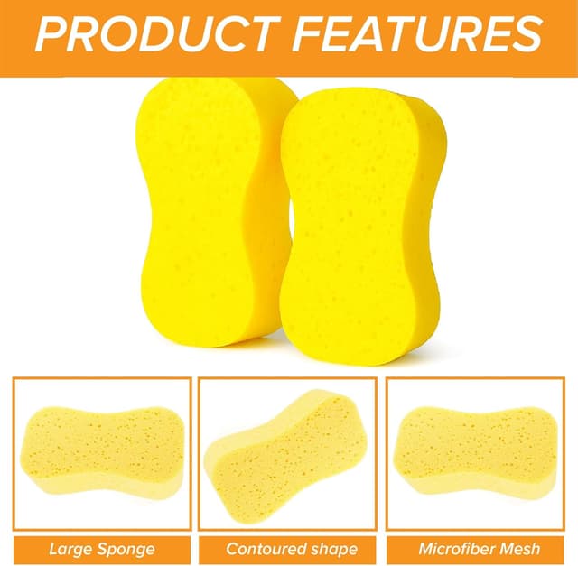 Thumbnail 4 de Car Sponges Pack of 2 Large