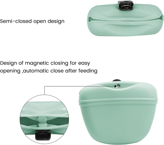 Detalle de Silicone dog treat pouch for training