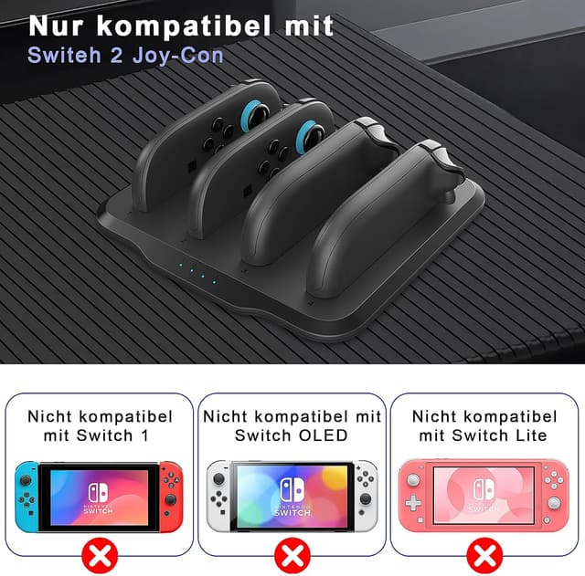 Thumbnail 1 de OdiuK Ladestation für Nintendo Switch 2