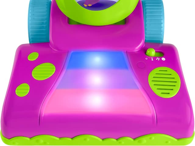 Detalle de Barney’s World Toddler Toy Clean Up Vacuum (Electronic Push Along) with Lights, Music & Games