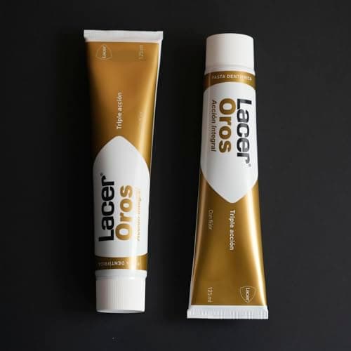 Detalle de LACER OROS 2 x 125 ml pasta de dientes 🪥