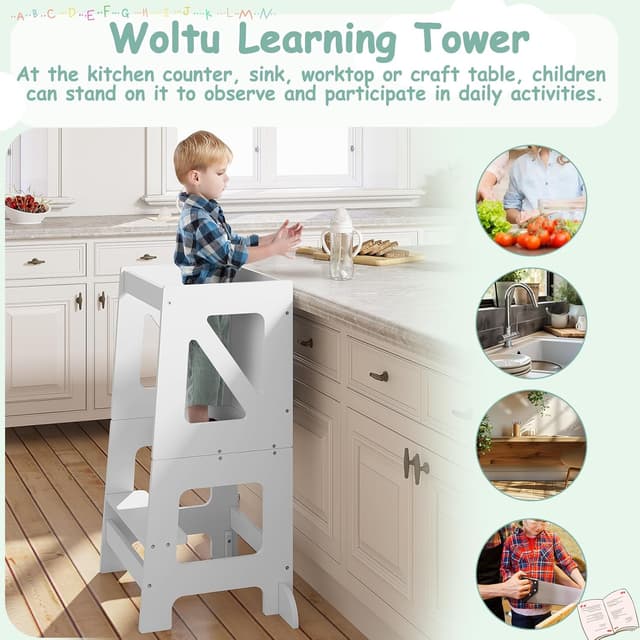 Detalle 2 de WOLTU Lernturm 3 in 1 50 kg