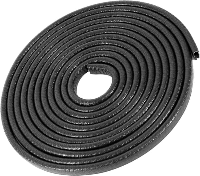 Detalle de Colisal 20M Black U-Shape Car Door Edge Protectors (Rubber Seals) for Most Cars