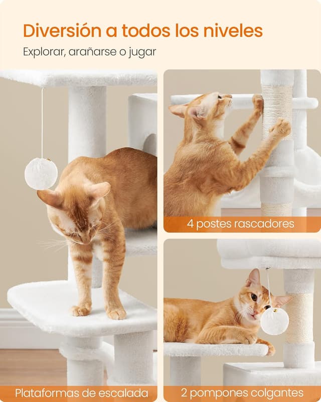 Thumbnail 5 de Feandrea PCT261M01 Árbol para gatos 112 cm