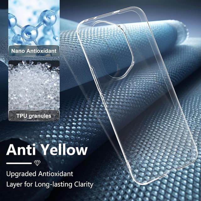 Detalle de Fitudoos Handyhülle für Honor 400 Pro – weiche TPU-Flüssigsilikonhülle in Klar