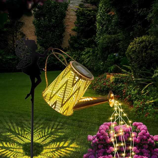 Detalle de GLOBAL GOLDEN Solar watering can lights