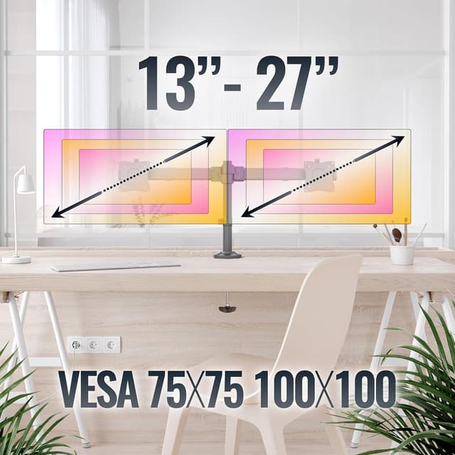 Thumbnail 5 de RICOO TS6211 supporto monitor 13-27" 8 kg