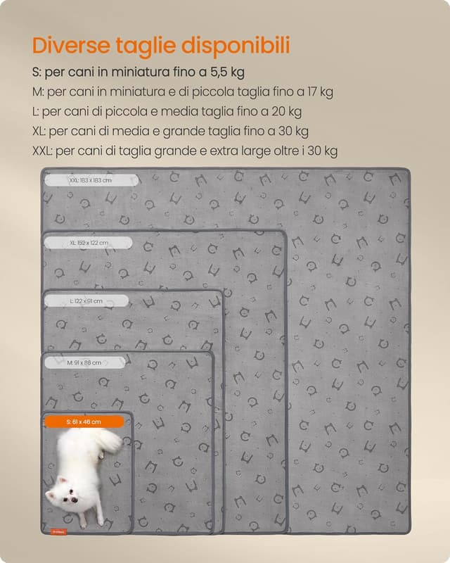 Thumbnail 5 de Feandrea PTD001G01 Tappeti Addestramento 61 x 46 cm