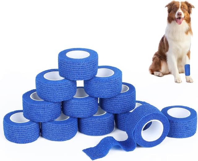 Detalle de Cozary 12 rotoli bende elastiche autoadesive 2,5 cm x 4,5 m 🐾