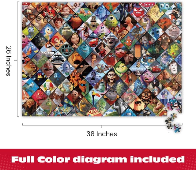 Detalle de CEACO Disney/Pixar Clips 2000-Piece Jigsaw Puzzle (5” box)