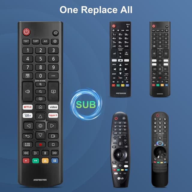 Thumbnail 2 de LG TV Remote Universal Replacement