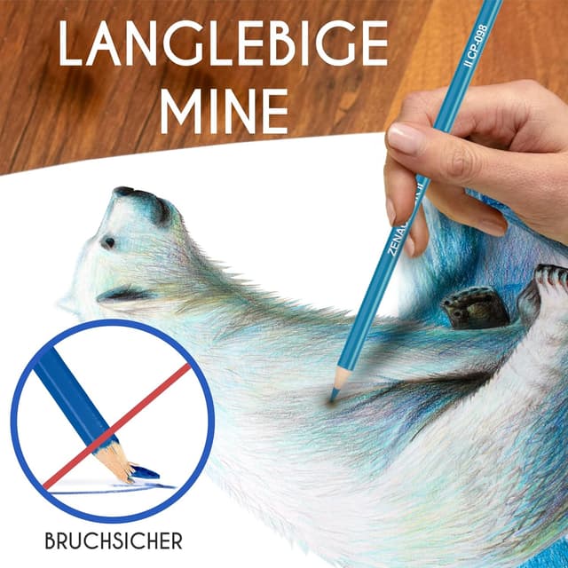 Thumbnail 4 de Zenacolor 160 Buntstifte Set 🎨