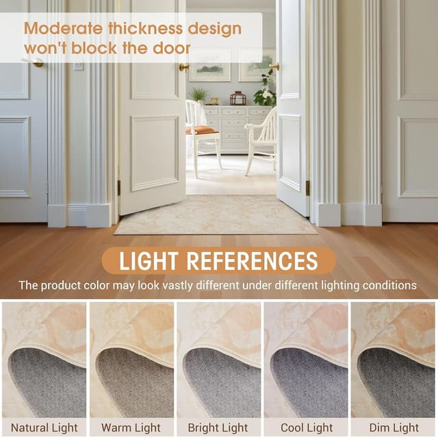 Thumbnail 5 de Tapis Vasip « Salon Moderne » poil ras lavable en machine 200x300 cm avec envers antidérapant