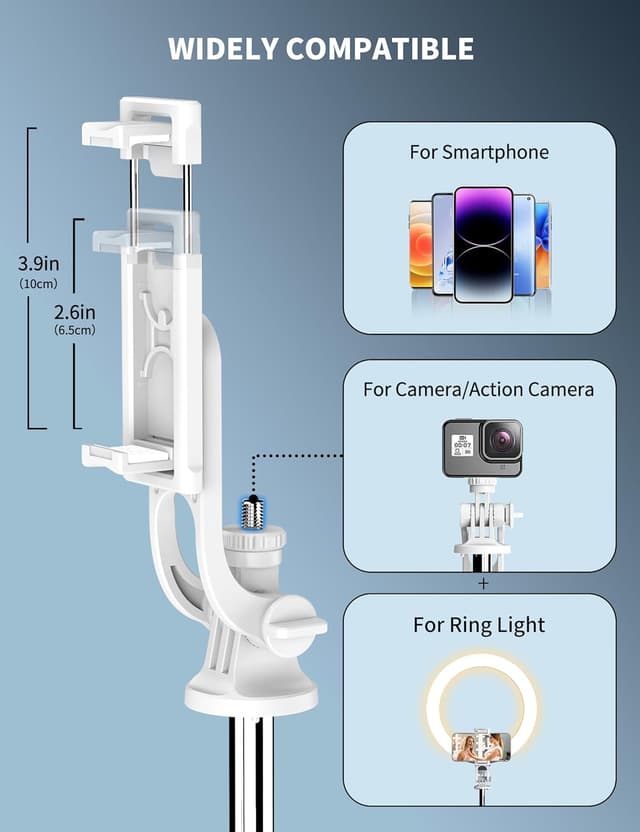 Thumbnail 3 de SelfieShow 180CM Palo Selfie Trípode