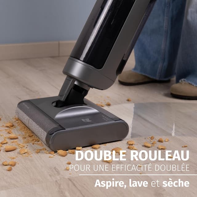 Detalle 2 de Aspire Di4 Velluto Doppio Serpillière Électrique 2‑en‑1