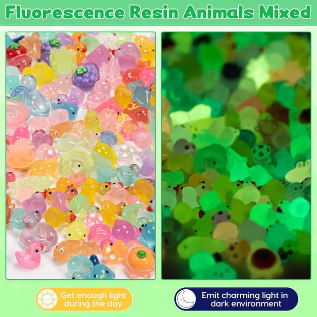 Thumbnail 3 de Luminous Resin Animals 150 PCS glow set