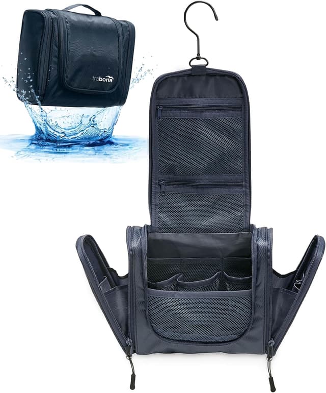 Detalle de TRABONA TRABONA Kulturbeutel mit Aufhänger