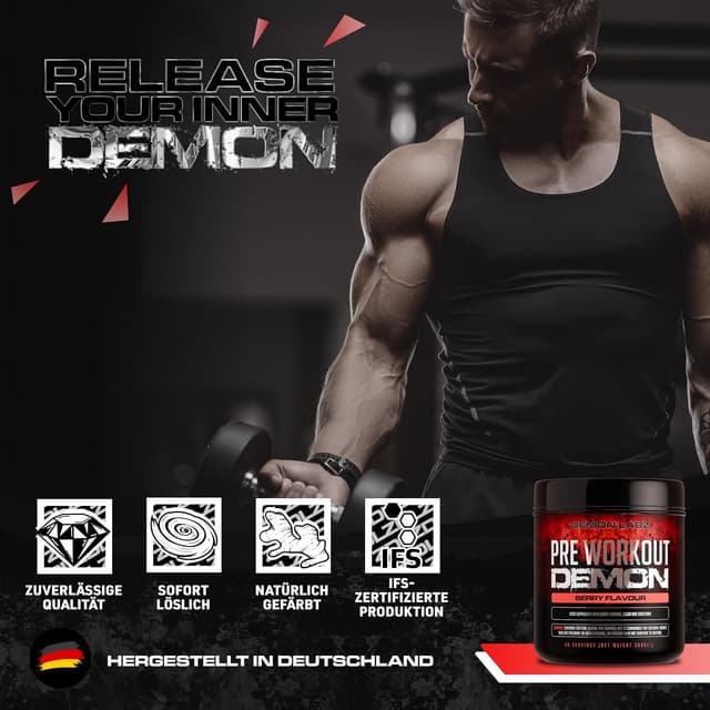 Thumbnail 3 de Pre Workout Demon BEERENGESCHMACK 360 g