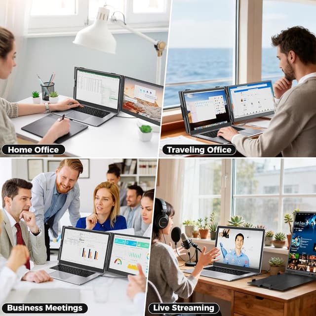 Thumbnail 6 de siaviala 14" Laptop Screen Extender 1080p portable monitor