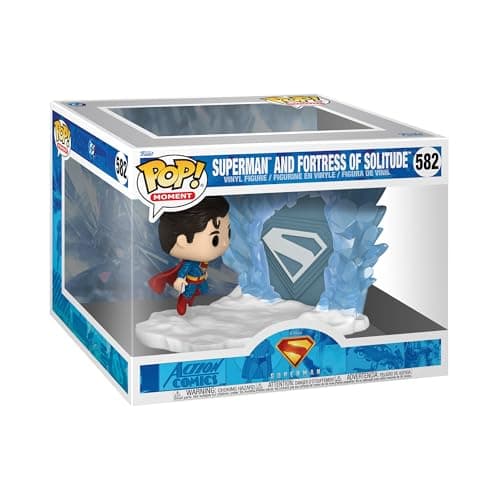 Detalle de Funko Pop! Superman with Fortress of Solitude — Figura de vinilo