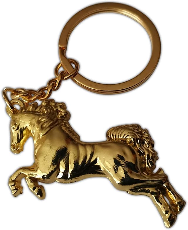 Detalle 2 de Eillwin Perfect Horse Gold Keychain 🗝