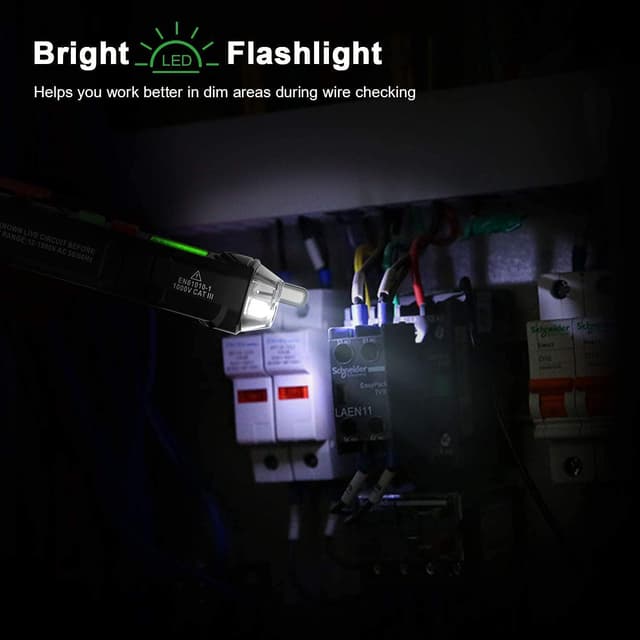 Thumbnail 4 de KAIWEETS HT100 voltage tester 12Vโ1000V ๐๐