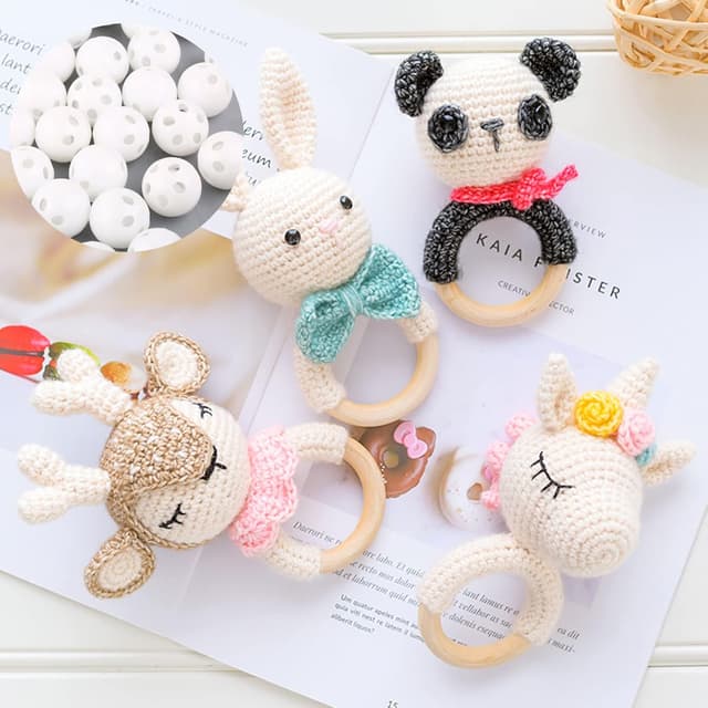 Thumbnail 5 de hifrom Rasselkugeln 50 Stück Quietschkugeln