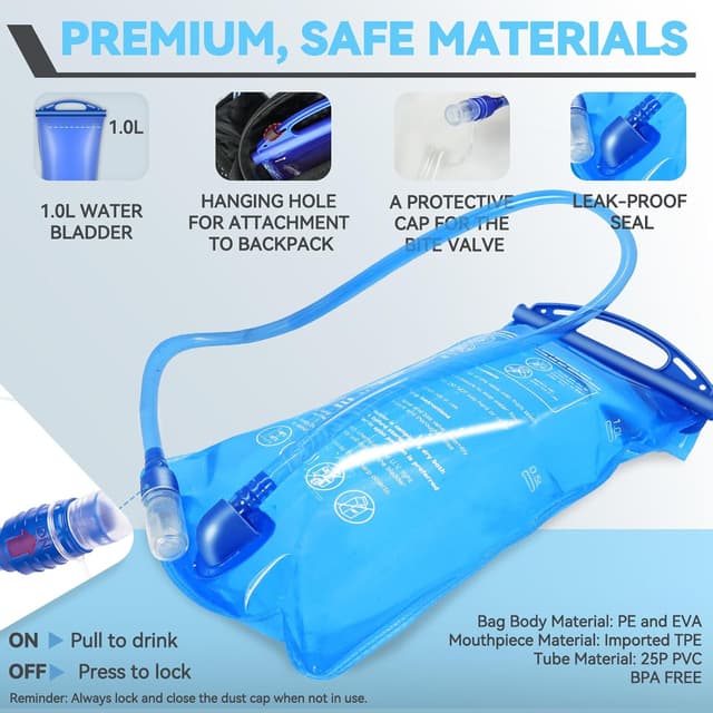 Thumbnail 4 de Meayll hydration running vest with 1L bladder