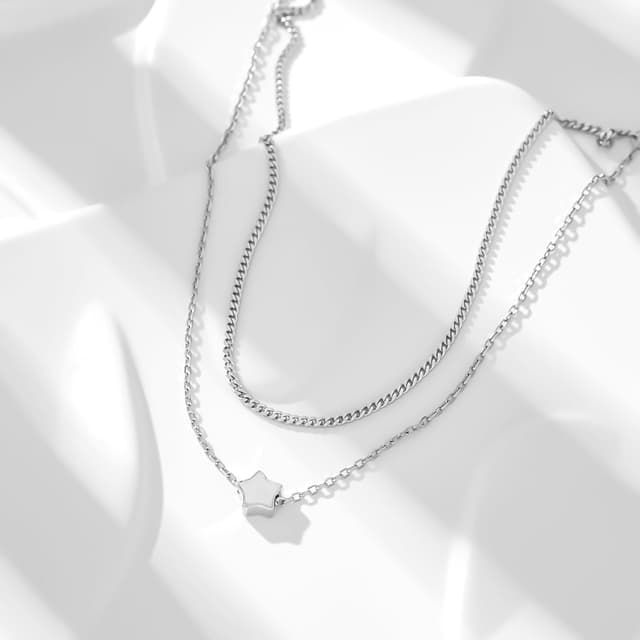 Detalle 2 de CHIC & ARTSY Damen Fußkettchen 28 cm