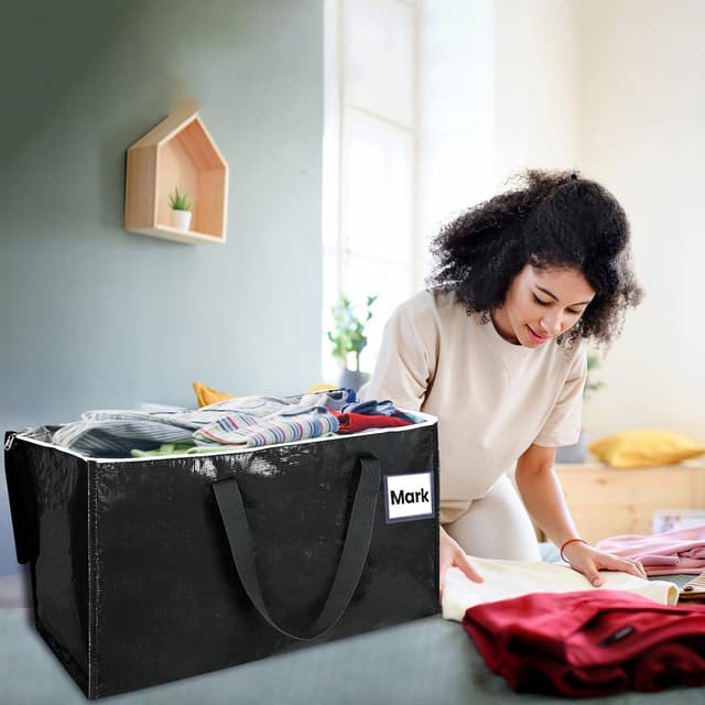 Detalle 1 de ZFWDSY Moving Boxes 8 Pack 93L moving bags