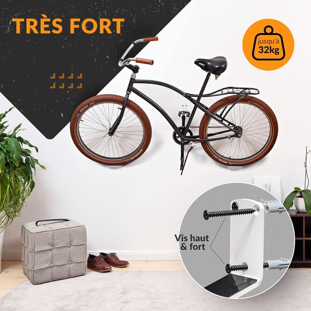 Detalle 2 de Support Velo Mural upgrade4cars ⚙