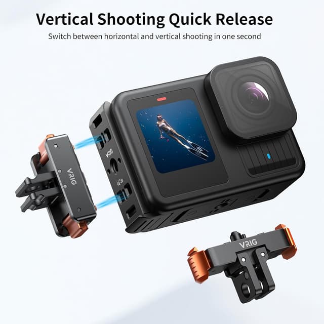 Thumbnail 4 de VRIG AC-29 Akkudeckel Halterung für GoPro 1/4"