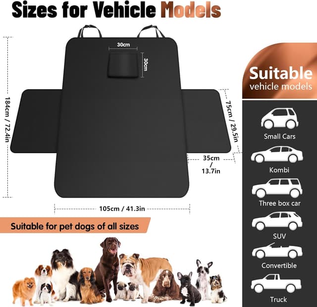 Thumbnail 5 de AiQInu Funda Maletero 184x105 cm impermeable