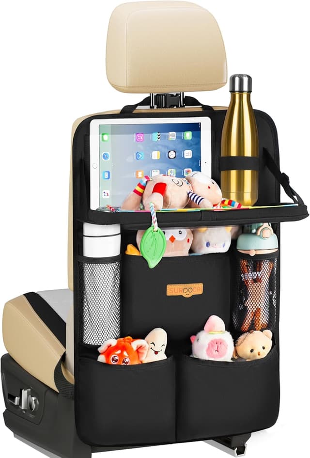 Detalle de SURDOCA Auto Organizer mit Klapptisch für Kinder