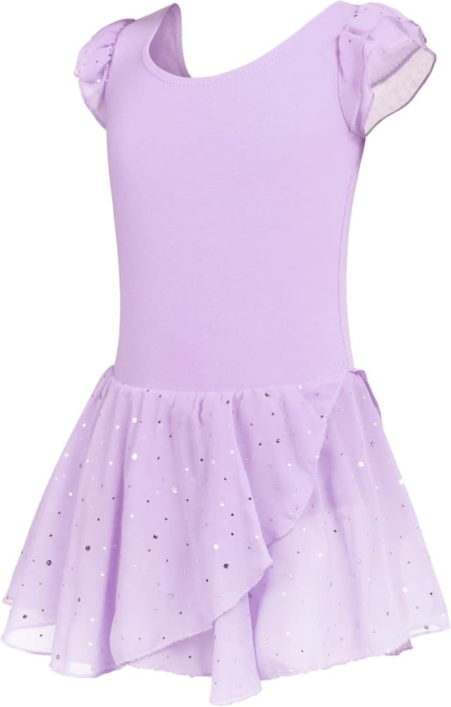 Detalle 2 de Kinder Ballettkleid mit Rock für 5 Größen