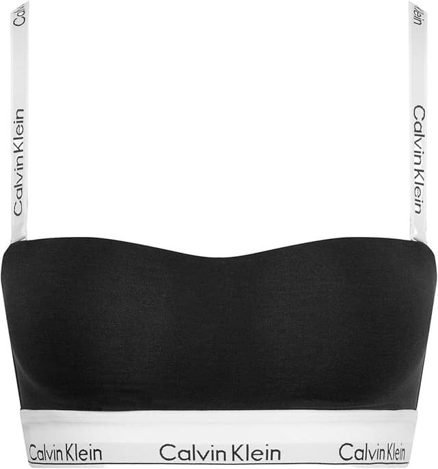 Thumbnail 5 de Calvin Klein Lightly Lined Bandeau bralette S, negro