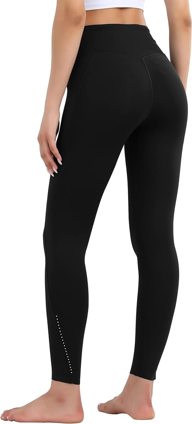 Detalle 2 de OVRUNS High Waist Gym Leggings for Women with Pockets – Yoga, Running & Compression Support