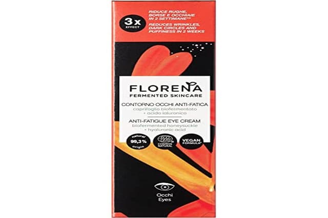 Detalle de Florena Fermented Skincare Augenkontur Anti-Müdigkeit Augencreme mit biofermentiertem Geißblatt & Hyaluronsäure (15 ml)