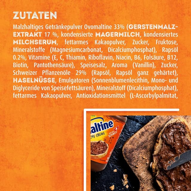 Thumbnail 3 de Ovomaltine Crunchy Cream Brotaufstrich 380 g 🍫