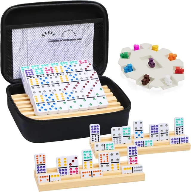 Detalle de Mexican Train Dominoes Set Double 12