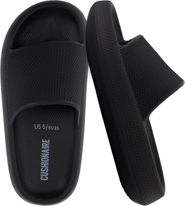 Imagen de CUSHIONAIRE Feather EVA Slides 1 Pair en OfertitasTOP
