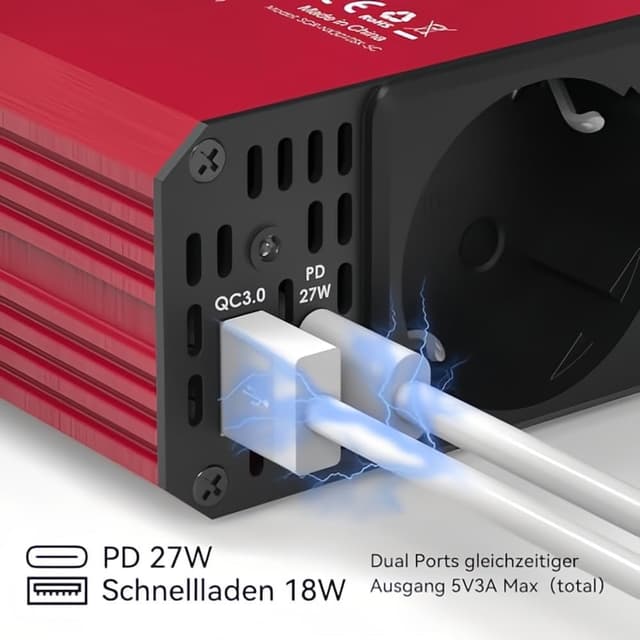 Thumbnail 3 de ALLWEI 300W Wechselrichter đ