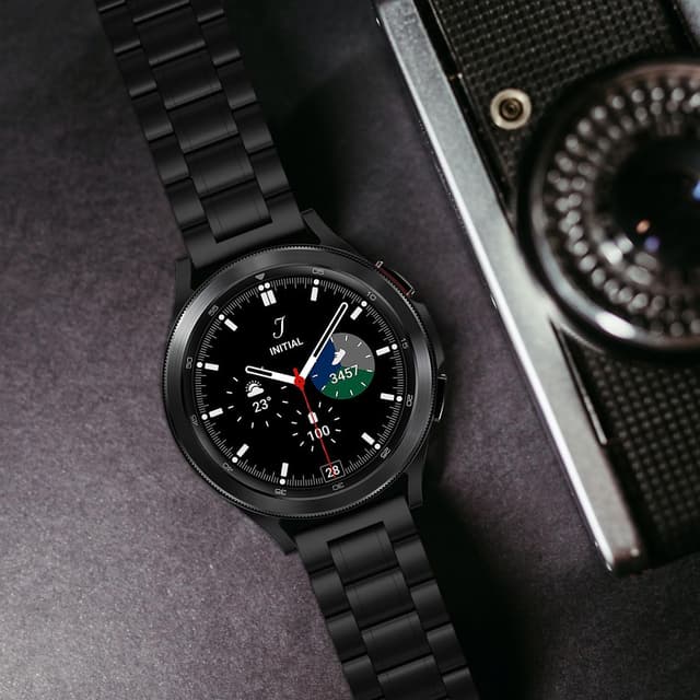 Detalle de Suuira cinturino in acciaio inox per Samsung Galaxy Watch 6/5/4 e Classic (40/44/43/47/45/46/42 mm) con strumento incluso