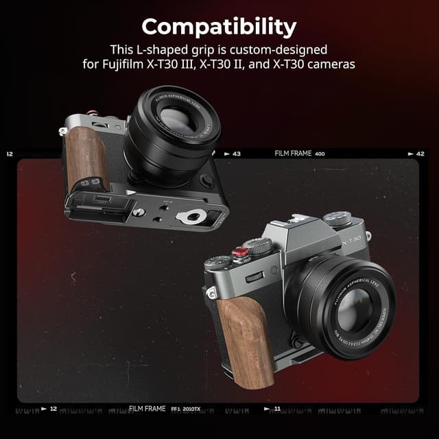 Thumbnail 1 de SMALLRIG X-T30 III piastra L con manico in legno