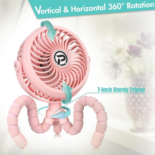 Thumbnail 2 de Winique Mini Ventilador USB de 3 Velocidades y Batería 2600mAh 🌬️